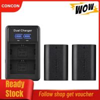 ราคา Concon LP E6 E6N แบตเตอรี่และชุดชาร์จ 2 ชิ้น 7 4 โวลต์ 2650 มิลลิแอมป์ชั่วโมง 1 ชิ้น LED2 LPE6 Dual Channel กล้องพอร์ต USB หน้าจอ LED เปลี่ยนจอแสดงผลสำหรับ 5D Mark II III IV 6D 7D 60D 70D 80D (5585668