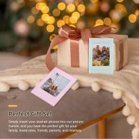 ราคา Concon 10 ชิ้น 3 8x2 5in กรอบรูปแม่เหล็ก MINI Photo Set สำหรับตู้เย็น Locker สำนักงานห้องครัวตู้ห้องเรียน Fit Fujifilm Instax 7 S 8 9 11 12 25 50 S 70 90 EVO NONS (55505630156)