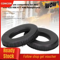 ราคา Concon Ear Pad เบาะรองนั่งนุ่มหน่วยความจำโฟมเปลี่ยนลดเสียงรบกวนติดตั้งง่ายสำหรับ AKG K44 K55 K66 K77 K99 หูฟัง (54850804591)