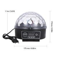 ราคา Concon Concon DMX512 LEDs Ball STAGE Light พร้อมรีโมทคอนโทรล 6 ช่องเสียงเปิดใช้งานไฟปาร์ตี้สี PAR สำหรับดิสโก้ DJ Club Dance (53005647158)