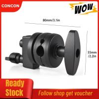ราคา Concon Concon อเนกประสงค์ขาตั้งไฟอะแดปเตอร์สำหรับติดตั้ง Heavy Duty หมุนได้หัวยึดจับสำหรับขยายแขนบูมอุปกรณ์เสริมการถ่ายภาพ 4 หลุม (48556761132)