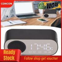 ราคา concon นาฬิกาปลุก วิทยุ Digital Dual Large LED Display พร้อมลำโพง BT สำหรับอ่านหนังสือ (48253603889)