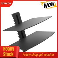 ราคา Concon Yosoo ชั้นวางของศูนย์ความบันเทิงลอยน้ำแบริ่งรับน้ำหนักที่แข็งแกร่งทีวีติดผนังประหยัดพื้นที่ 2 ชั้นสำหรับบ้านพร้อมโปรเจคเตอร์แบบติดตั้ง (46701217312)