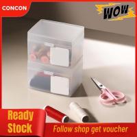 ราคา Concon Concon Mumusuki กล่องเก็บของใสขนาดเล็กถังพลาสติกใสซ้อนกันได้พร้อมฝาปิดบานพับภาชนะเดสก์ท็อปสำหรับบันทึกเทปสำนักงาน (44225518160)