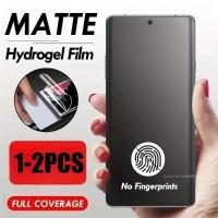 ราคา 1 2Pcs Full Cover Screen Protector Matteฟิล์มสําหรับOppo R11 R11s R15 R15x R17 RX17 Plus Neo Anti scratch Anti Spyความเป็นส่วนตัวAnti Blue Light Hydrogelฟิล์มนุ่ม (49108426919)