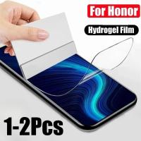 ราคา 1 2 ชิ้นคลุมทั้งหมดป้องกันหน้าจอฟิล์มเคลือบสําหรับ Honor Magic 2 3 4 5 Ultimate Pro Lite Plus Anti scratch Anti Spy ความเป็นส่วนตัว Anti Blue Light Hydrogel ฟิล์มนุ่ม (43529441870)