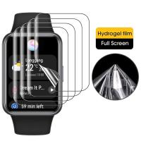 ราคา Huawei WatchFit WatchFit2 WatchFitMini WatchUltimate 3 ชิ้น 9D HD Clear Soft Hydrogel ฟิล์มสําหรับ Huawei Watch Fit 2 Elegant Mini ใหม่ Ultimate Anti Scratch นาฬิกากันชนป้องกันหน้าจอ (28578912438)