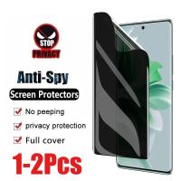 ราคา 1 2 ชิ้นคลุมทั้งหมดป้องกันหน้าจอฟิล์มเคลือบสําหรับ Huawei Mate 60 70 80 Pro Plus RS Ultimate Air Max Anti scratch Anti Spy ความเป็นส่วนตัว Anti Blue Light Hydrogel ฟิล์มนุ่ม (54658007232)