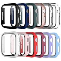 ราคา เคส PC ป้องกันหน้าจอ สําหรับ Apple Watch Series 9 7 8 45 มม 41 มม Ultra 2 49 มม 4 6 5 SE 44 มม 40 มม 1 2 3 42 มม 38 มม (21385236375)