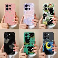 ราคา ปลอกสําหรับ Infinix Note 30 Pro Vip 30i 4G 5G เคสโทรศัพท์ป้องกันกล้องดอกไม้น่ารักฝาหลังสําหรับ Infinix Note 30Pro 30 iVip Capa กันชน (29754315737)