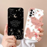 ราคา SAMSUNG เคสโทรศัพท์สําหรับsamsung Galaxy A52 A52S 4G 5Gปลอกกันกระแทกสแควร์ของเหลวน่ารักดอกไม้รูปแบบปกหลังสําหรับSamsungA52S GalaxyA52 Capaกันชน (29857556816)