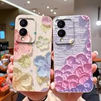 ราคา เคสโทรศัพท์สําหรับvivo Y17S 4GปลอกซิลิโคนTPUน่ารักดอกไม้กันกระแทกปกหลังสําหรับVivoY17S Vivo Y 17S Y17 S 4G Capaกันชน (27152854649)