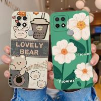 ราคา สําหรับoppo A15 A35 A15Sเคสโทรศัพท์ยอดนิยมน่ารักหมีกันกระแทกสแควร์ซิลิโคนเหลวป้องกันปกหลังสําหรับOppoA15 S OppoA35 กันชนCapa (26801648680)