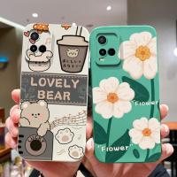 ราคา เคสโทรศัพท์สําหรับvivo Y33 Y33S Y33Tปลอกดอกไม้น่ารักกันกระแทกMatte SquareซิลิโคนเหลวปกหลังสําหรับVivoY33 VivoY33S VivoY33TกันชนCapa (26801247164)