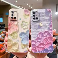ราคา SAMSUNG เคสโทรศัพท์สําหรับsamsung Galaxy A51 4Gปลอกกันกระแทกสแควร์เหลวแฟชั่นดอกไม้แบบปกหลังสําหรับSamsungA51 Galaxy 51 Capaกันชน (29754315825)