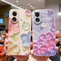 ราคา เคสโทรศัพท์สําหรับoppo A18 A38 4Gปลอกสแควร์ของเหลวยอดนิยมน่ารักดอกไม้ป้องกันนุ่มปกหลังสําหรับOppoA18 OppoA38 18 38 4G Capa Shell (24032280044)
