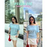 ราคา UIUI PEGGY TEE เสื้อปาดไหล่ แขนยาว แขนสั้น โอเวอร์ไซส์ oversized tee (49502775147)