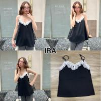 ราคา ส่งตาอ เสื้อสายเดี่ยวผู้หญิง สีดำ แต่งลูกไม้ เสื้องานผ้าซาติน ไม่มีซับใน (41526077241)