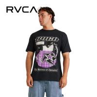 ราคา RVCA เสื้อยืดคอกลมหลวม พิมพ์ลายสไตล์อเมริกันและเกาหลี สำหรับทุกเพศ (53608790923)