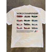 ราคา เสื้อยืดคอกลมขนาดใหญ่ พิมพ์ลายการแข่งรถ สไตล์เกาหลี สำหรับทุกเพศ (45258027226)