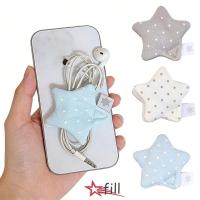 ราคา FILL ที่เก็บสายเคเบิลข้อมูล กระเป๋าเก็บหูฟัง Star Y2k เครื่องมือเก็บสายหูฟังจุดคลื่นมัลติฟังก์ชั่นทํามือ (47658551321)