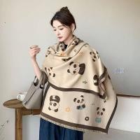 ราคา Autumn and Winter New Three Dimensional Bear Scarf Cashmere Shawl Versatile Fashion Thick Warm Scarf JXcb (52052189151)