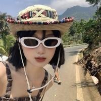 ราคา Ethnic Retro Western Cowboy Sun Shade Sun Protection Hat Mountaineering Outdoor Fishing Hat Brim Washed Bucket Hat AUrr (45558724547)
