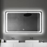 ราคา กระจก ห้องน้ํา กระจกมีไฟ กระจก led กระจกแต่งหน้า กระจกแขวน bathroom mirror ควบคุมด้วยระบบสัมผัส ปรับแสงได้ 3สี (53558779125)