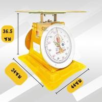 ราคา เครื่องชั่งเพื่อการค้า ตาชั่ง ตราชั่ง กิโล สปริง ตราฝาแฝด ตัวถังเหล็ก พิกัด ขนาด 60 กก จานแบนเหล็ก (27287545183)