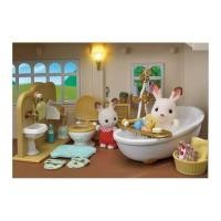 ราคา เฟอร์นิเจอร์ห้องน้ำบ้านตุ๊กตา ซิลวาเนียนแท้ Country Bathroom Set Sylvanian Toilet ห้องน้ำ สำหรับบ้านตุ๊กตา Red Roof (26236949596)