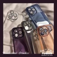 ราคา เคสโทรศัพท์มือถือ TPU นิ่ม แบบใส ปิดด้านหลัง ป้องกันเลนส์กล้อง สไตล์นักธุรกิจ สําหรับ iphone Xs Max XR X 8 7 6 6S Plus SE 2020 2022 SE2 SE3 (22436817396)