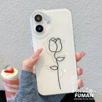 ราคา สายสีดํา Rose สําหรับ Huawei Nova 14 13 12 12i 11i 11 Ultra Y90 Y91 Y73 Y70 Y71 10 9 8 7 6 5 Pro 5G 4G เคสโทรศัพท์หรูหราเรียบง่ายครีมสีขาวกรณี Clear ฝาหลัง (42526964806)