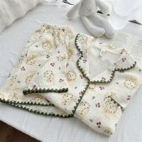 ราคา ชุดนอนกระต่ายสีเหลือง สำหรับผู้หญิง ออกแบบมาให้ใส่สบายในบ้าน พร้อมลายเส้นแขนสั้นและกางเกงขาสั้น เหมาะสำหรับฤดูร้อน (46958064772)