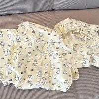 ราคา ชุดนอนกระต่ายน่ารัก Miffy สไตล์ญี่ปุ่น แขนสั้นสำหรับผู้หญิง (50858049112)