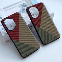 ราคา สําหรับ Honor 400 400 Pro Global Version Case ELVEV ป้องกันลายนิ้วมือสามเหลี่ยม PU หนัง Hard PC เคสโทรศัพท์ (43758811794)