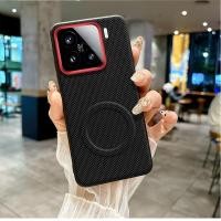 ราคา สําหรับ Xiaomi Mi 15 15 Pro ELVEV ป้องกันลายนิ้วมือสาน PU หนัง Hard PC ดูดฝาครอบโทรศัพท์ (41717548559)