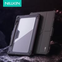 ราคา สําหรับ Samsung Galaxy Tab S9 S10 FE Plus Case NILLKIN กันชน Flip PU หนัง PC เลนส์เลื่อนป้องกัน Kickstand Cover (40207613821)