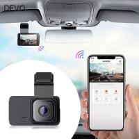 ราคา DEVO Dash Cam HD 1080P Dual Lens Car DVR WiFi Night Vision Vehicle Camera ใช้ยานพาหนะ (48308086705)