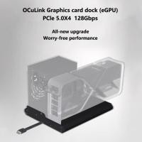 ราคา ADT Link OCuLink สถานีเชื่อมต่อ eGPU ภายนอก PCI E 5 0 X4 128Gbps ความเร็วสําหรับ OCuLink 4i 5 0 สําหรับ ATX SFX แหล่งจ่ายไฟ (52908332235)