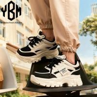 ราคา YBM รองเท้าผ้าใบส้นสูงผู้หญิงสีแพนด้า ผ้าใบสีขาว สไตล์เกาหลี สววมินิมาก รุ่นสุดฮิต ไซส์ 35 40 (44475328017)