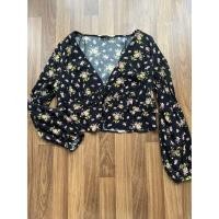 ราคา zara สีดำลายดอก size L (22241417480)