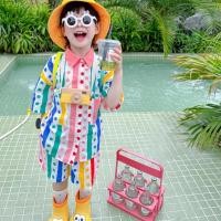 ราคา พร้อมส่ง ชุดเสื้อเชิ้ต กางเกงขาสั้น ลายจุด สีรุ้ง สไตล์ฮาวาย เหมาะกับเดินชายหาด แฟชั่นฤดูร้อน สําหรับเด็กผู้ชาย สองชิ้น (19481587580)