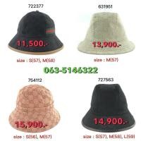 ราคา หมวก GUUCI Bucket GG Canvas 754112 สี Pink ของแท้ 100 (41226967675)