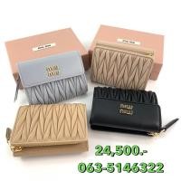 ราคา MIUMIU Wallet ของแท้ 100 จัดส่งฟรี (28227384960)