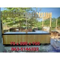 ราคา เคาน์เตอร์ขายของ เคาน์เตอร์สวยๆ เคาน์เตอร์ไม้ เคาน์เตอร์เสาป้าย เคาน์เตอร์ยาว 3 เมตร (20069269634)