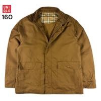 ราคา แจ็คเก็ตเด็ก ผญ ตัวเล็ก Uniqlo รุ่น KIDS JERSEY WORK JACKET (51208360618)