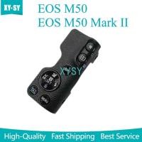 ราคา ใหม่สําหรับ Canon EOS M50 EOS M50 Mark II M50 I II ฝาครอบด้านหลังด้านหลังชุดเมนูปุ่มคีย์บอร์ด Thumb ยางสีดํา (41763450919)