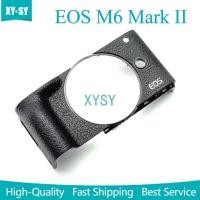 ราคา ใหม่สําหรับ Canon EOS M6 Mark II M6II แผงฝาครอบด้านหน้าหนังมือถือ Bare Empty Shell Repair Part สีดํา (46955403079)