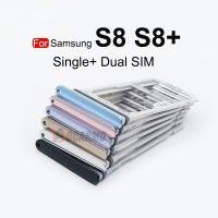 ราคา Aocarmo สําหรับ Samsung Galaxy S8 SM G9500 G950F S8 Plus SM G955 S8 เดี่ยว คู่โลหะพลาสติก Nano ซิมการ์ดถาดผู้ถือสล็อต (48708792062)