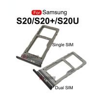 ราคา สําหรับ Samsung Galaxy S20 Plus S20U S20 Ultra Single amp Dual SIM Card Sim Tray Slot Holder อะไหล่ทดแทน (46458796134)